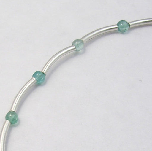 Bratara Argint 925 cu Apatit 19.6 cm lungime