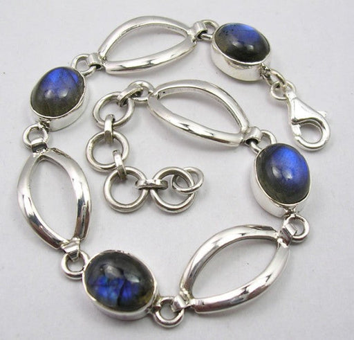 Bratara Argint 925 cu Labradorit 19.6 cm lungime