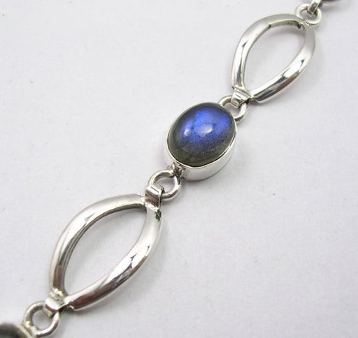 Bratara Argint 925 cu Labradorit 19.6 cm lungime