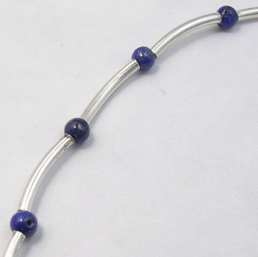 Bratara Argint 925 cu Lapis Lazuli 19.6 cm lungime