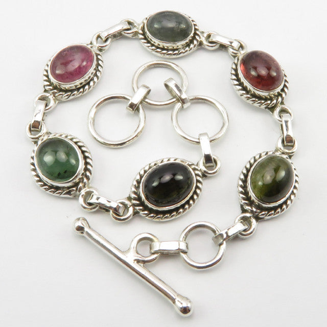 Bratara Argint 925 cu Turmalina, 19.8 cm lungime