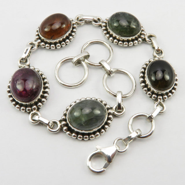Bratara Argint 925 cu Turmalina, 19.8 cm lungime