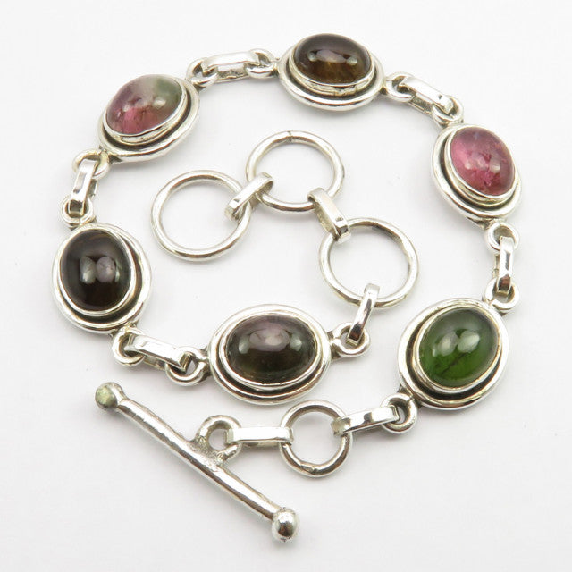 Bratara Argint 925 cu Turmalina, 19.8 cm lungime