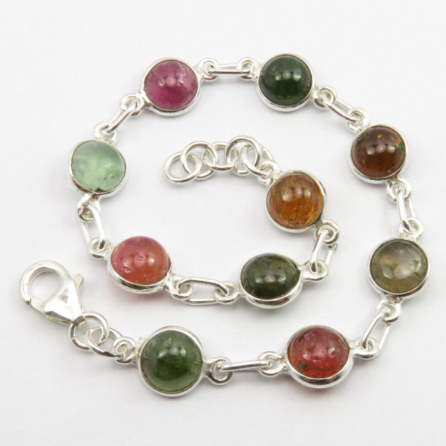 Bratara Argint 925 cu Turmalina, 19.8 cm lungime