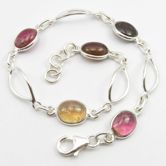 Bratara Argint 925 cu Turmalina, 20.8 cm lungime