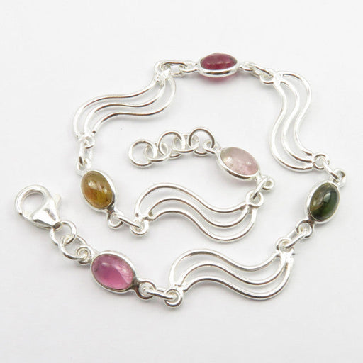 Bratara Argint 925 cu Turmalina, 21 cm lungime