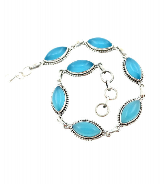 Bratara Argint cu Calcedonie