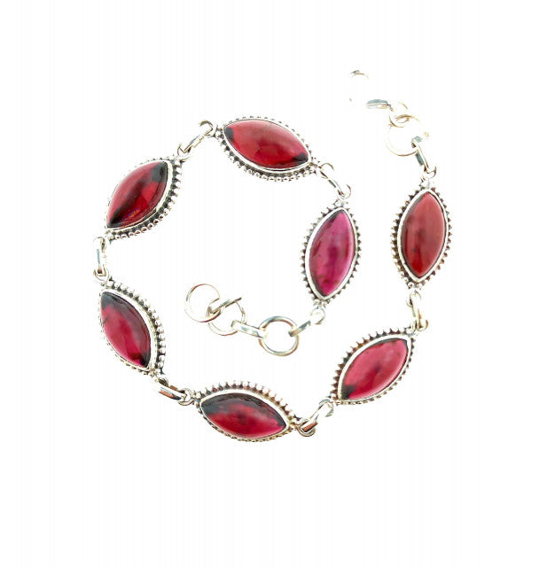 Bratara Argint cu Garnet