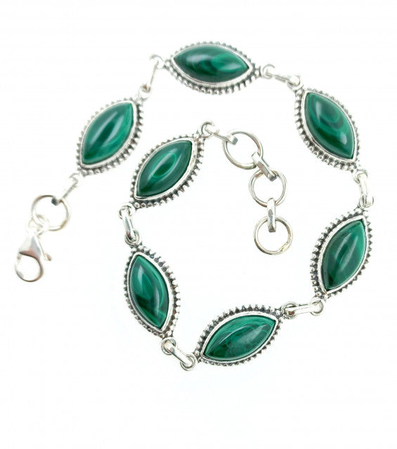 Bratara Argint cu Malachit