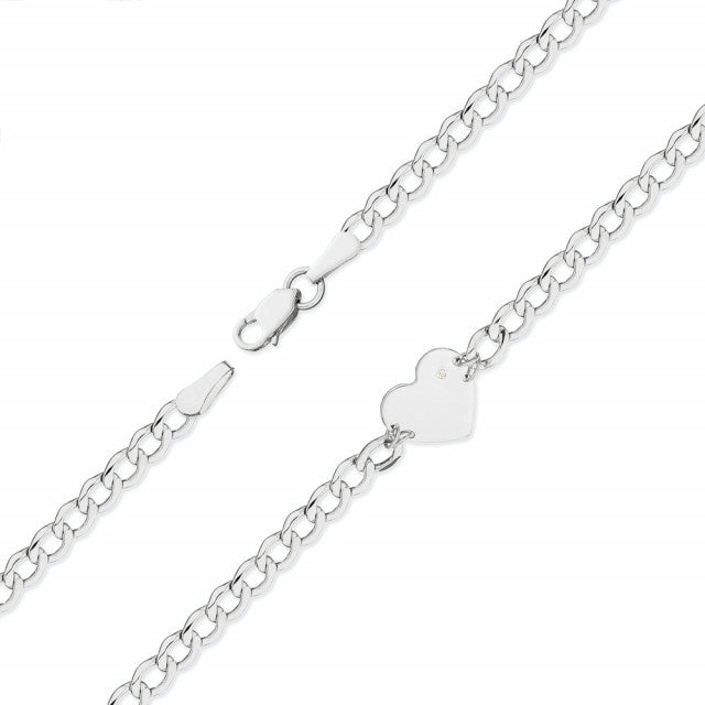 Bratara Aur 14 K cu Diamant Natural 0.005 ct