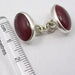Butoni Argint 925 cu Carnelian 1.4 cm lungime