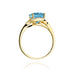 Inel Aur 14k cu Topaz 3.00 ct
