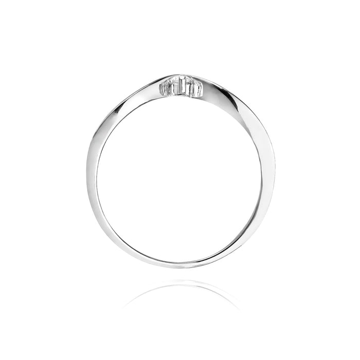 Inel Aur 14K cu Diamant Natural 0.04 ct