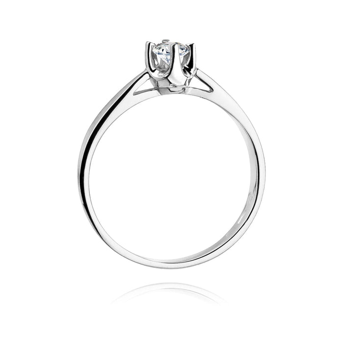 Inel Aur 14K cu Diamant Natural 0.20 ct
