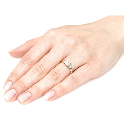 Inel Elegant Aur 8K cu Zirconii