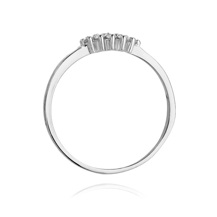 Inel Aur 14K cu Diamant Natural 0.11 ct