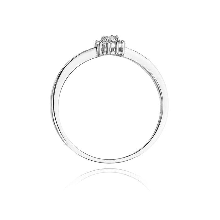 Inel Aur 14k cu Diamant Natural 0.09 ct