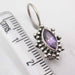 Cercei Argint 925 cu Ametist, 2.3 cm lungime