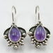 Cercei Argint 925 cu Ametist 2.5 cm lungime