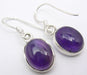 Cercei Argint 925 cu Ametist, 2.8 cm lungime