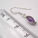 Cercei Argint 925 cu Ametist, 2,8 cm lungime