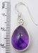 Cercei Argint 925 cu Ametist, 3.3 cm lungime