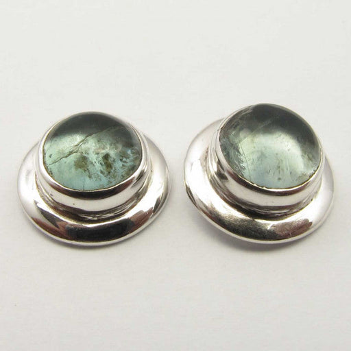 Cercei Argint 925 cu Apatit, 0.9 cm lungime