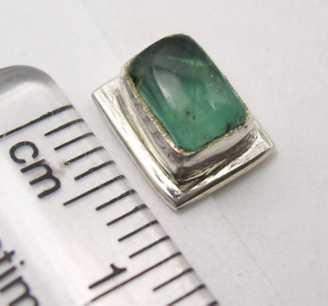 Cercei Argint 925 cu Apatit, 0,9 cm lungime