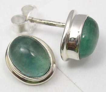 Cercei Argint 925 cu Apatit, 1.2 cm lungime