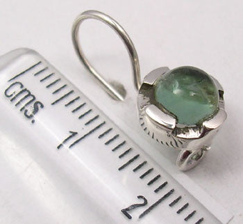 Cercei Argint 925 cu Apatit, 1.8 cm lungime