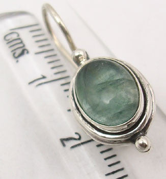 Cercei Argint 925 cu Apatit, 2.5 cm lungime