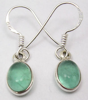 Cercei Argint 925 cu Apatit , 2.6 cm lungime