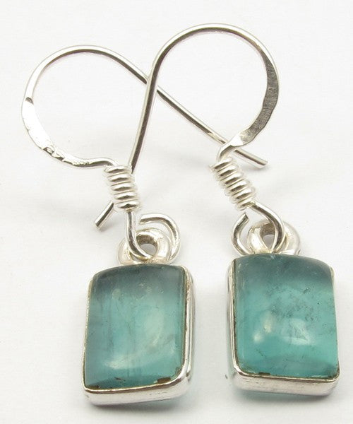 Cercei Argint 925 cu Apatit, 2,7 cm lungime