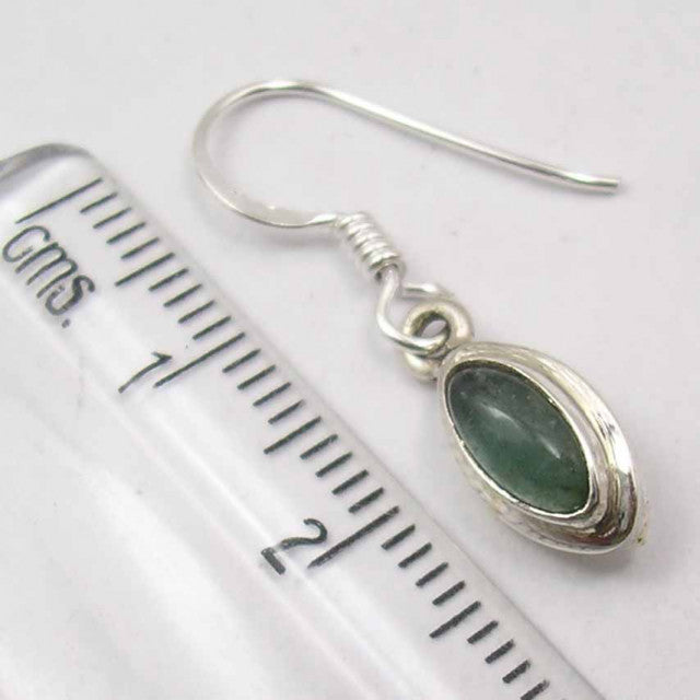 Cercei Argint 925 cu Apatit, 2.8 cm lungime