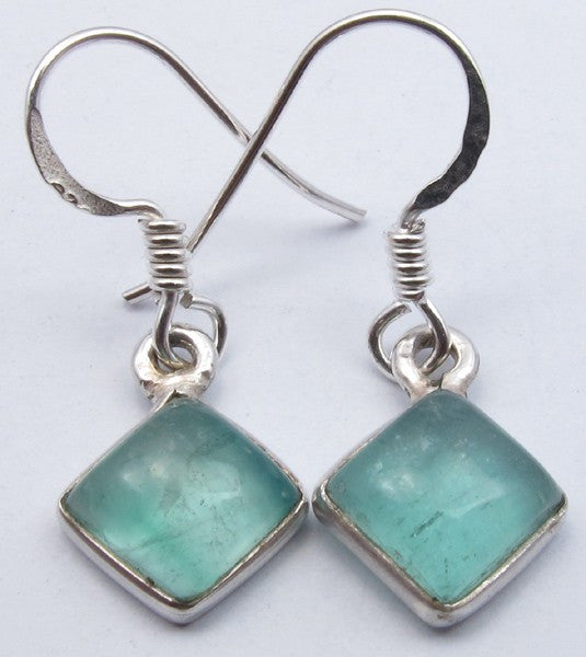 Cercei Argint 925 cu Apatit, 2,9 cm lungime