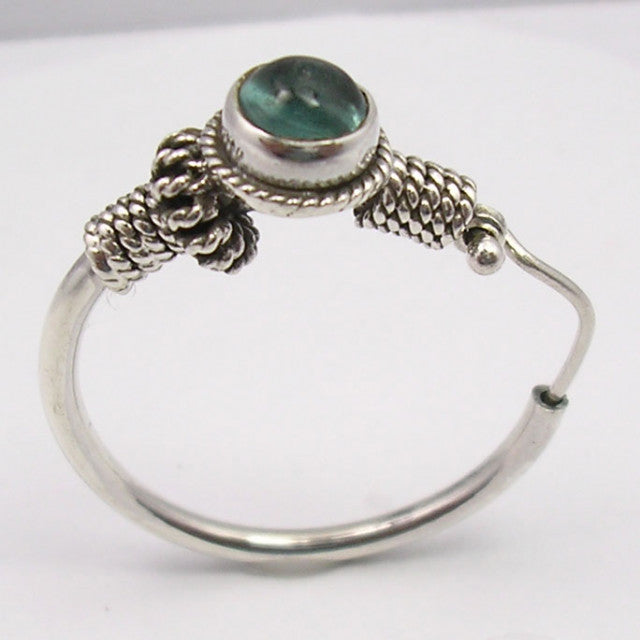 Cercei Argint 925 cu Apatit, 3.1 cm lungime