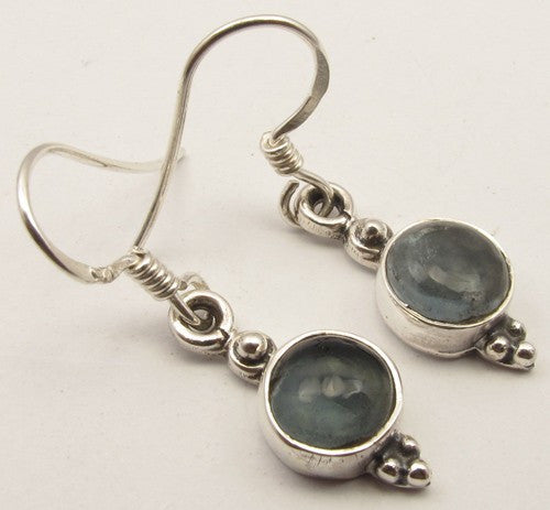 Cercei Argint 925 cu Apatit 3 cm lungime