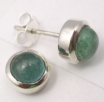 Cercei Argint 925 cu Apatit, 0.8 cm lungime