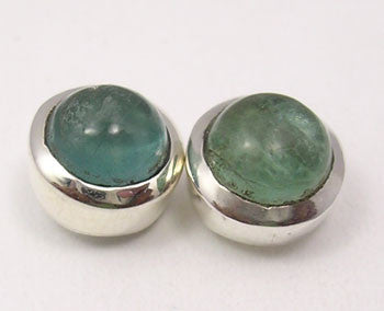 Cercei Argint 925 cu Apatit, 0.8 cm lungime