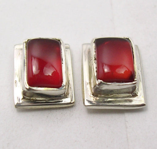 Cercei Argint 925 cu Carnelian, 0,9 cm lungime