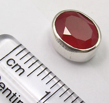 Cercei Argint 925 cu Carnelian, 0.9cm lungime