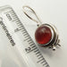Cercei Argint 925 cu Carnelian, 2.4 cm luginme