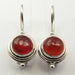 Cercei Argint 925 cu Carnelian, 2.4 cm luginme