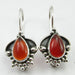 Cercei Argint 925 cu Carnelian 2.5 cm lungime