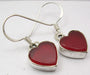 Cercei Argint 925 cu Carnelian , 2.9 cm lungime