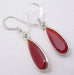 Cercei Argint 925 cu Carnelian, 3,6 cm lungime