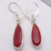 Cercei Argint 925 cu Carnelian, 3,6 cm lungime