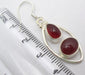 Cercei Argint 925 cu Carnelian, 4.2 cm lungime