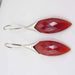 Cercei Argint 925 cu Carnelian 4.4 cm lungime