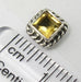 Cercei Argint 925 cu Citrin, 0.7 cm lungime